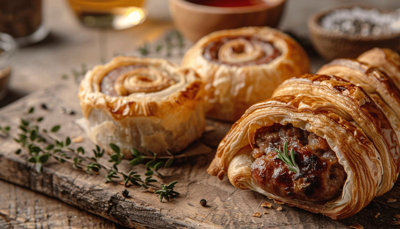 Comparaison entre le chausson saucisse et le croissant saucisse : le match des amuses-bouches