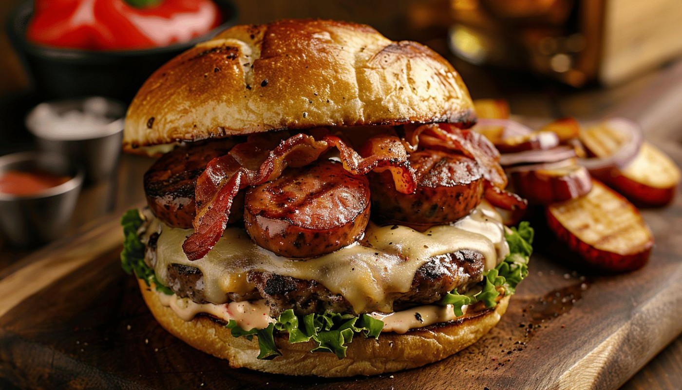Découverte culinaire : Le burger revisité à la saucisse de Morteau