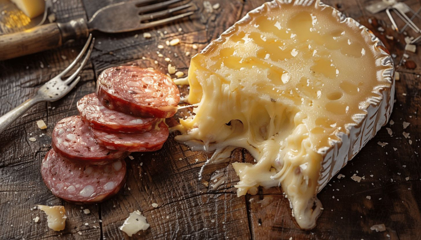 Découvrez la recette savoureuse du Mont d'Or à la saucisse de Morteau